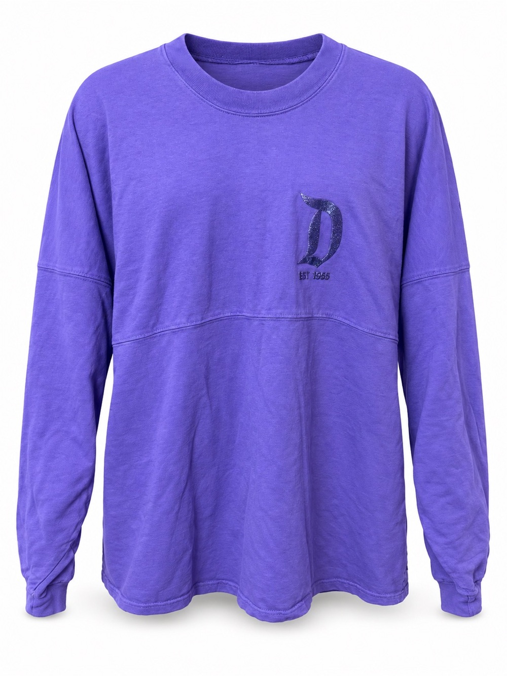 Disney Parks Spirit Jersey Disneyland Resort Purple Sparkle Glitter Small